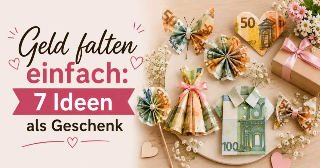 Geld falten einfach