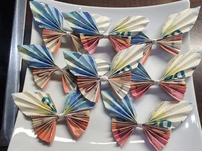 Geldgeschenke schmetterling