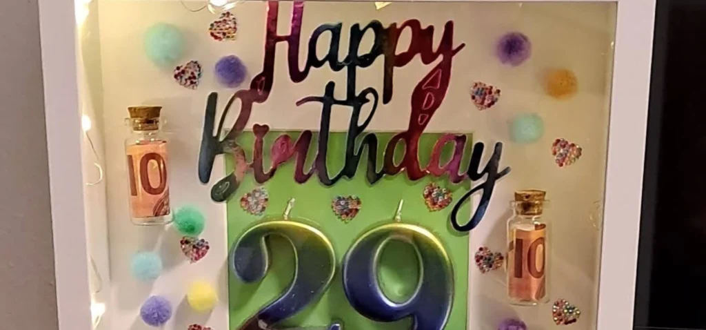 geburtstagsgeschenk 29