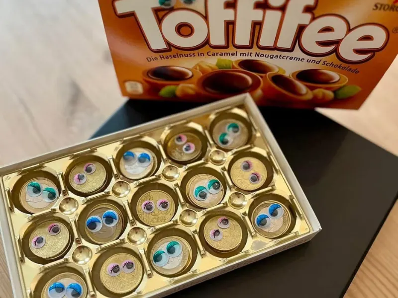 Toffifee als Geldgeschenk zum Geburtstag